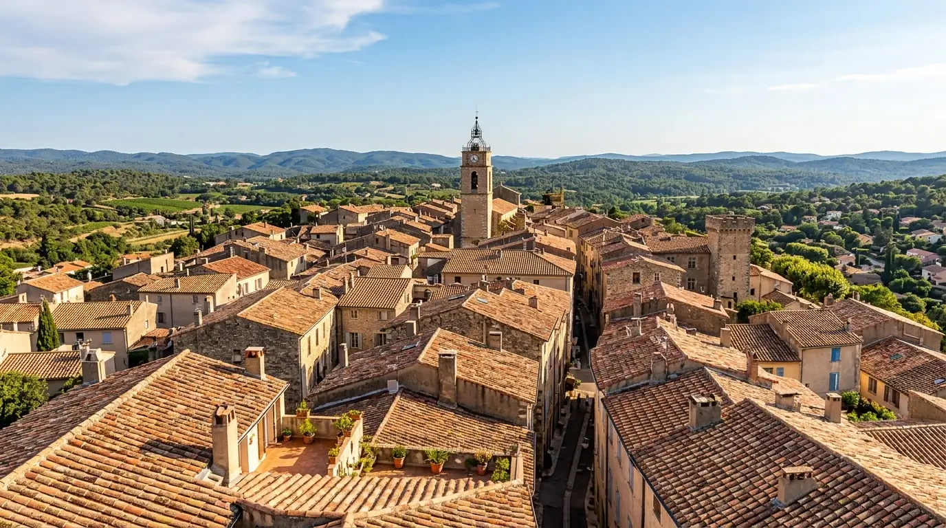 photo des toiture ville du Luc dans le var pour pose de velux